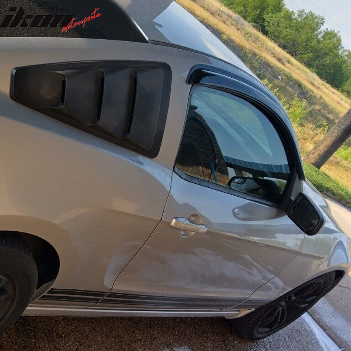 2010-2014 Ford Mustang 2Pc Set Window Visors Acrylic