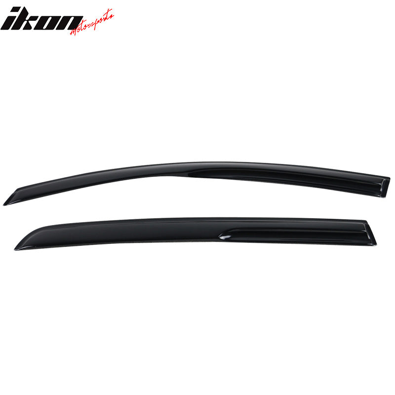 2010-2014 Volkswagen Golf MK6 Mugen Smoke/Tinted Window Visors Acrylic