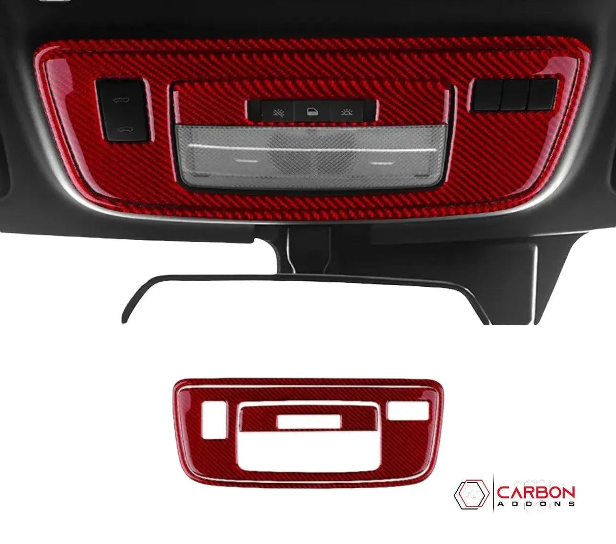 2010-2015 Chevy Camaro Carbon Fiber Dome light Trim Overlay