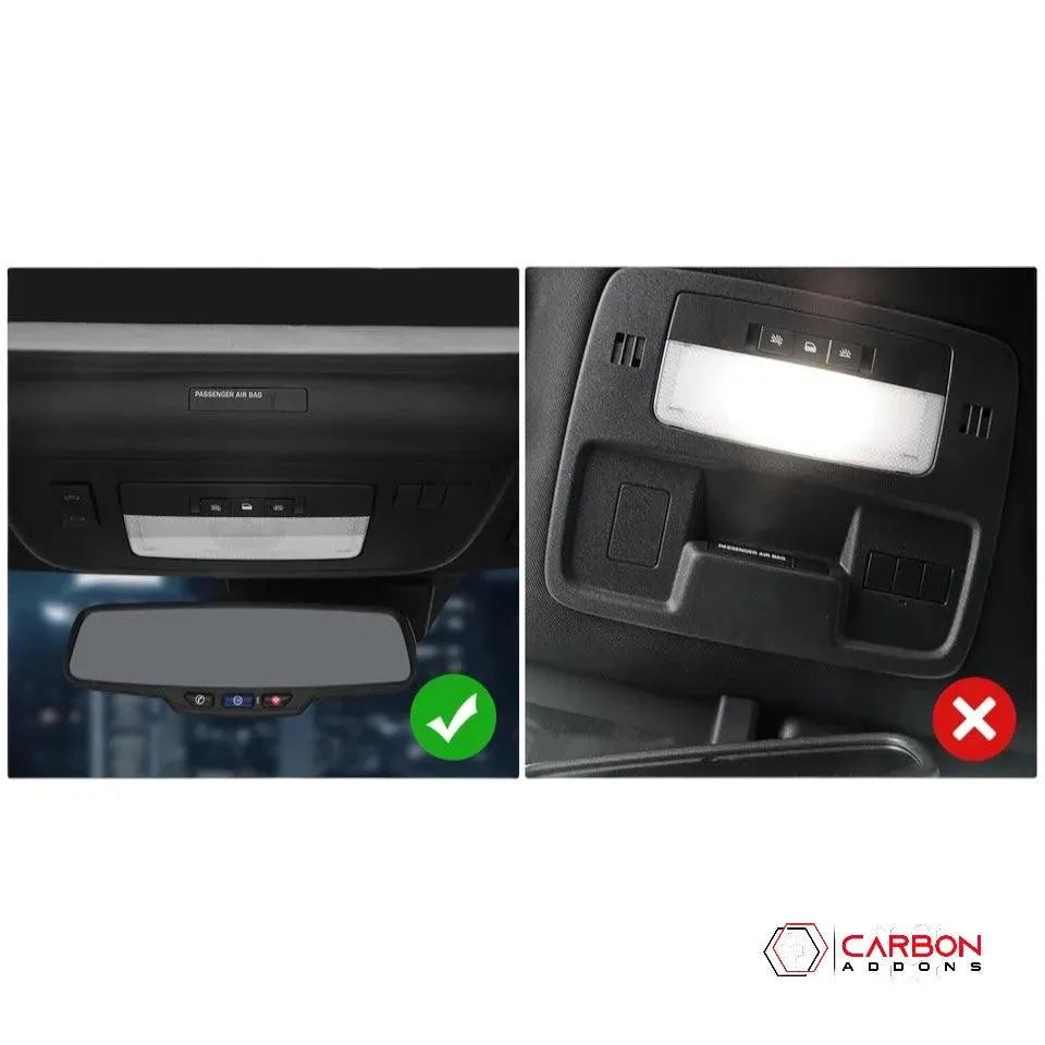 2010-2015 Chevy Camaro Carbon Fiber Dome light Trim Overlay