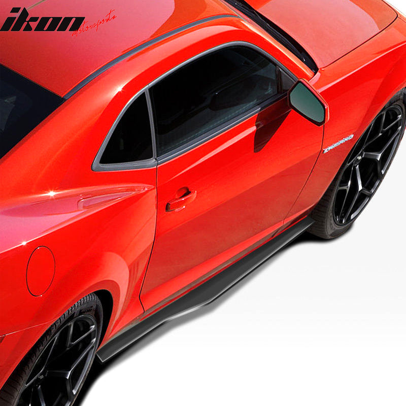2010-2015 Chevy Camaro Ikon Style Add On Side Skirts Rocker Panel PP