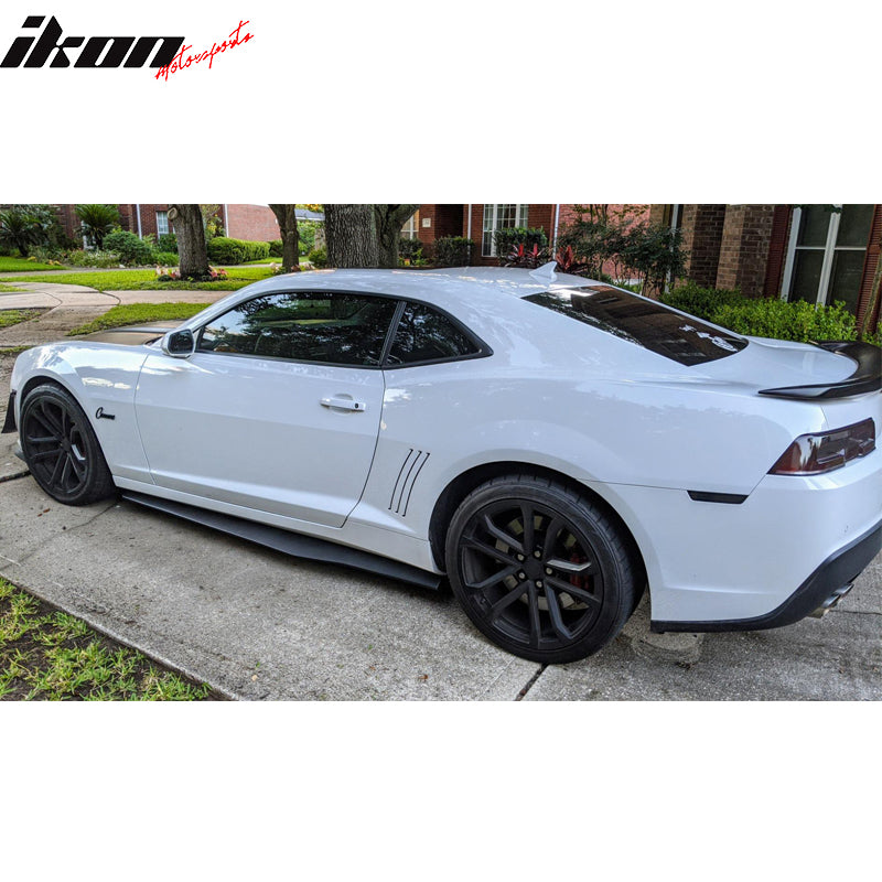 2010-2015 Chevy Camaro Ikon Style Add On Side Skirts Rocker Panel PP