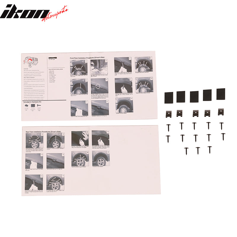 2010-2018 Dodge Ram 2500 3500 Unpainted PP Fender Flares 4PC