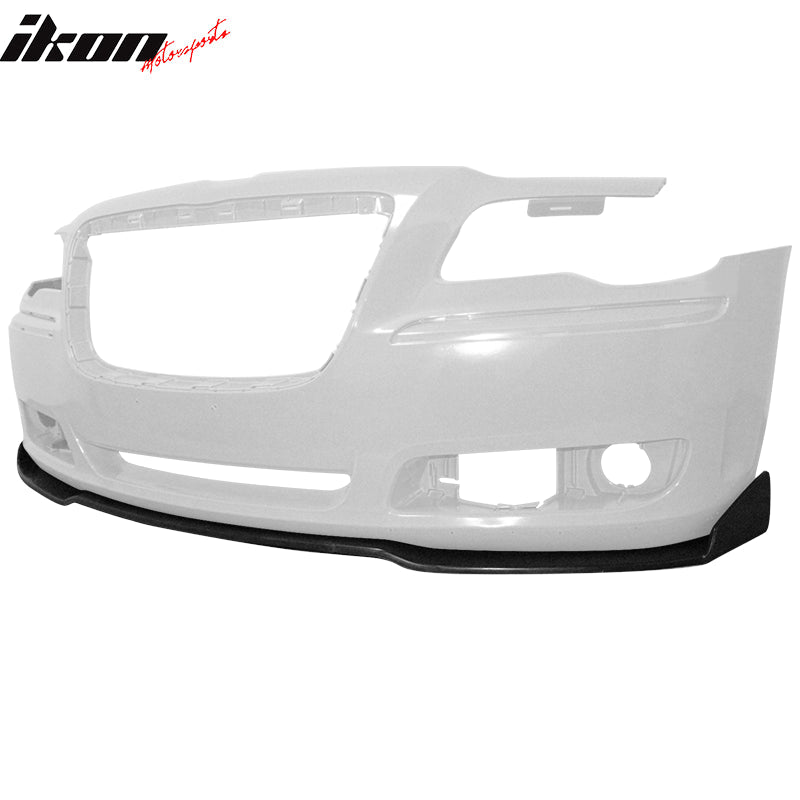 2011-2014 Chrysler 300 IKON Style Unpainted Front Bumper Lip Spoiler