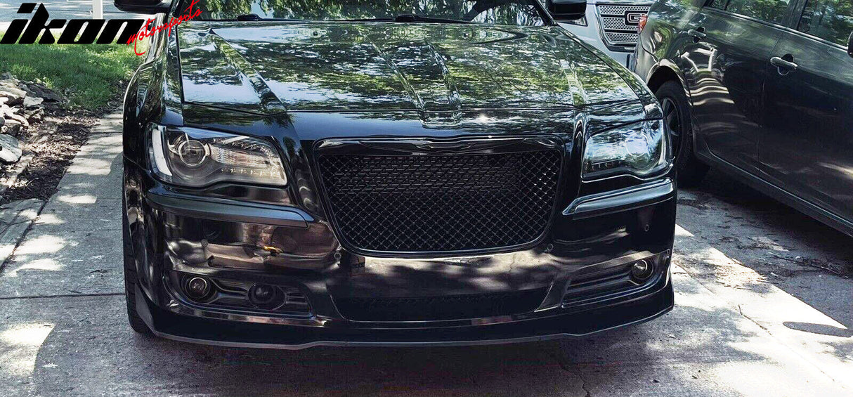 2011-2014 Chrysler 300 IKON Style Unpainted Front Bumper Lip Spoiler