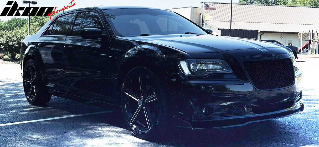 2011-2014 Chrysler 300 IKON Style Unpainted Front Bumper Lip Spoiler