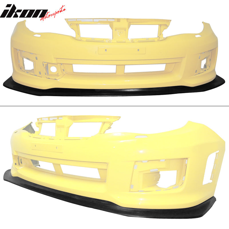 2011-2014 Subaru Impreza WRX STI Front Bumper Lip Front Winglets PU