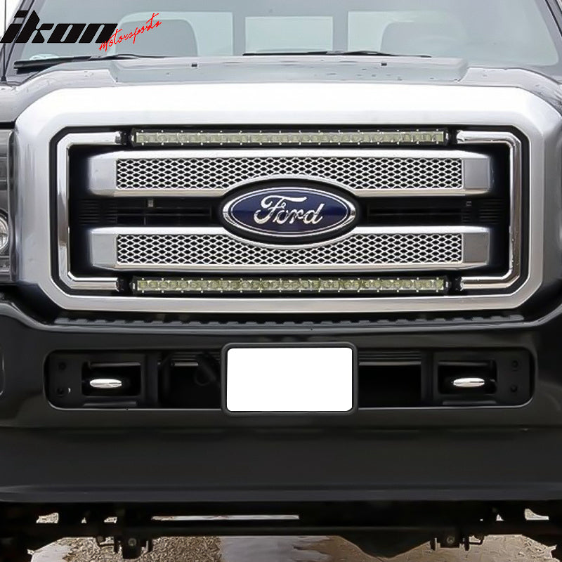 Fits 11-16 Ford F250 350 450 Platinum Moulding Front Mesh Grill