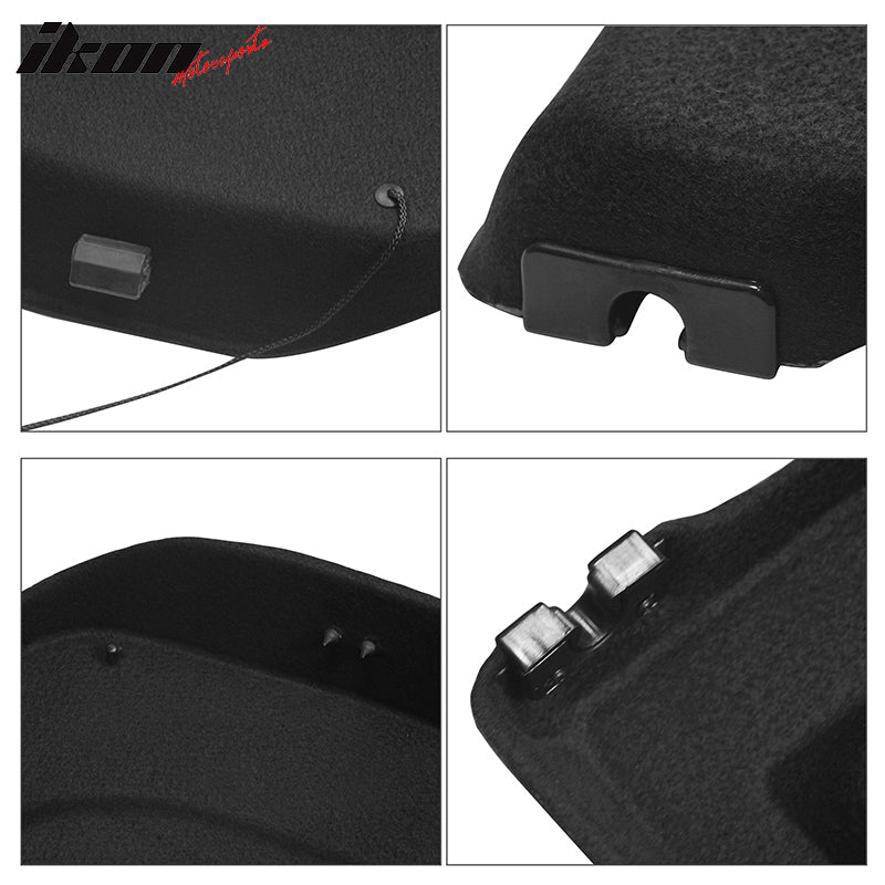 2011-2019 Ford Fiesta Hatchback Non Retractable Black Cargo Cover