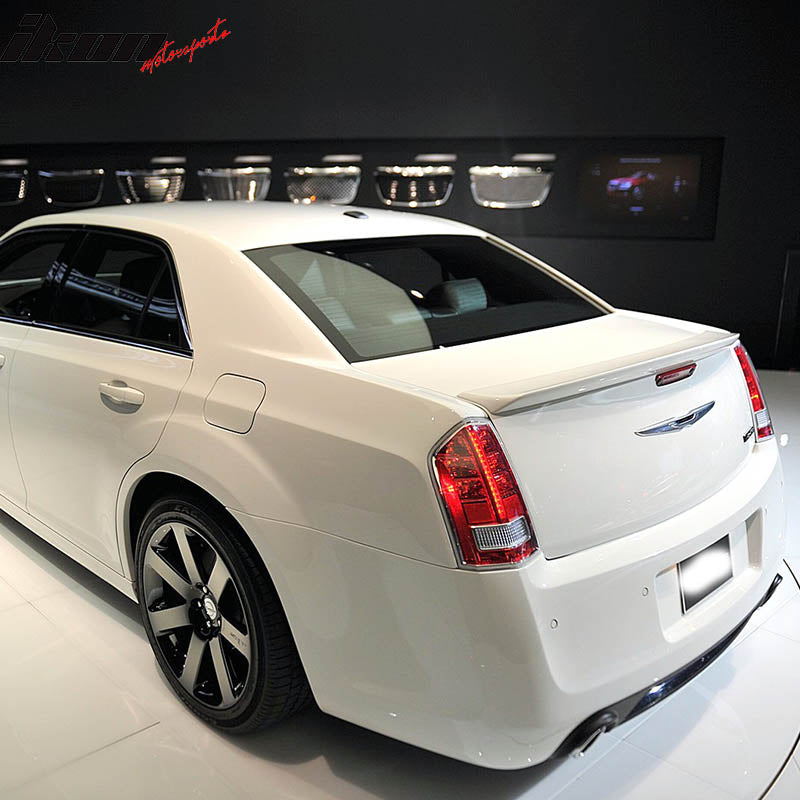 2011-2023 Chrysler 300 OEM Style Matte Black Rear Spoiler Wing ABS