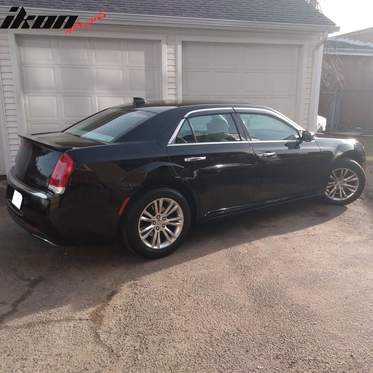 2011-2023 Chrysler 300 OEM Style Matte Black Rear Spoiler Wing ABS