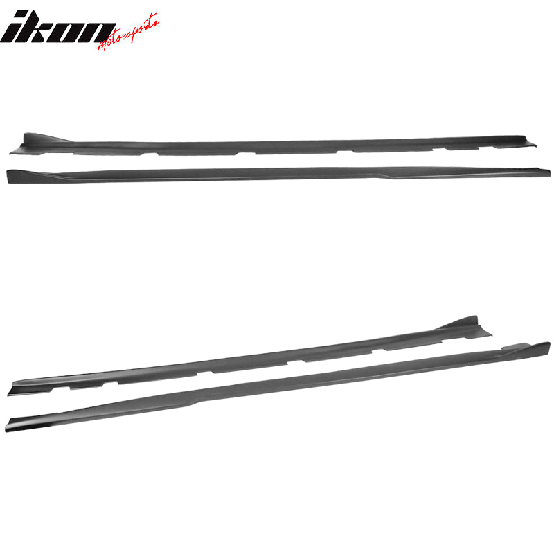 2011-2023 Dodge Charger V3 Style Unpainted Black Side Skirts PP