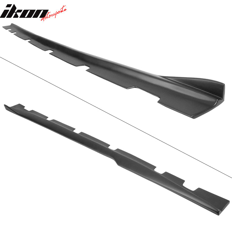 2011-2023 Dodge Charger V3 Style Unpainted Black Side Skirts PP