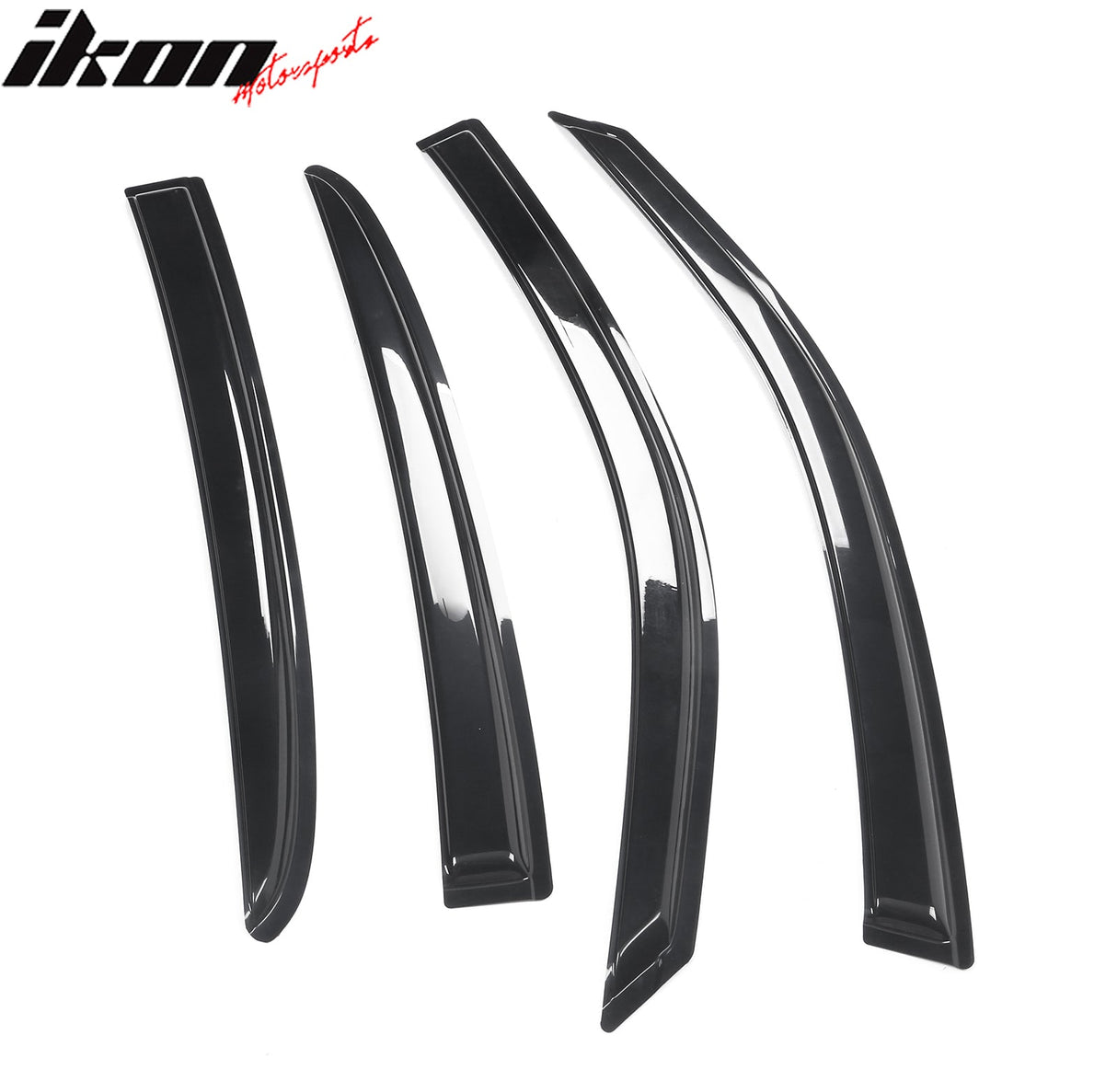 2011-2024 Dodge Charger Slim Smoke Tape On 4PCS Window Visors Acrylic