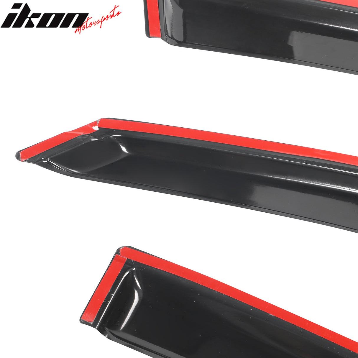 2011-2024 Dodge Charger Slim Smoke Tape On 4PCS Window Visors Acrylic
