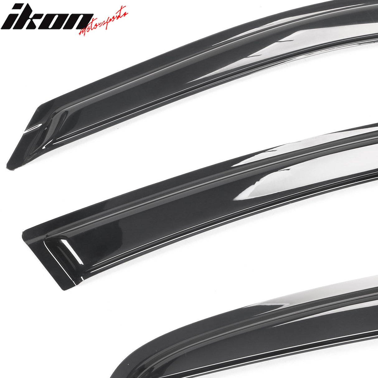 2011-2024 Dodge Charger Slim Smoke Tape On 4PCS Window Visors Acrylic