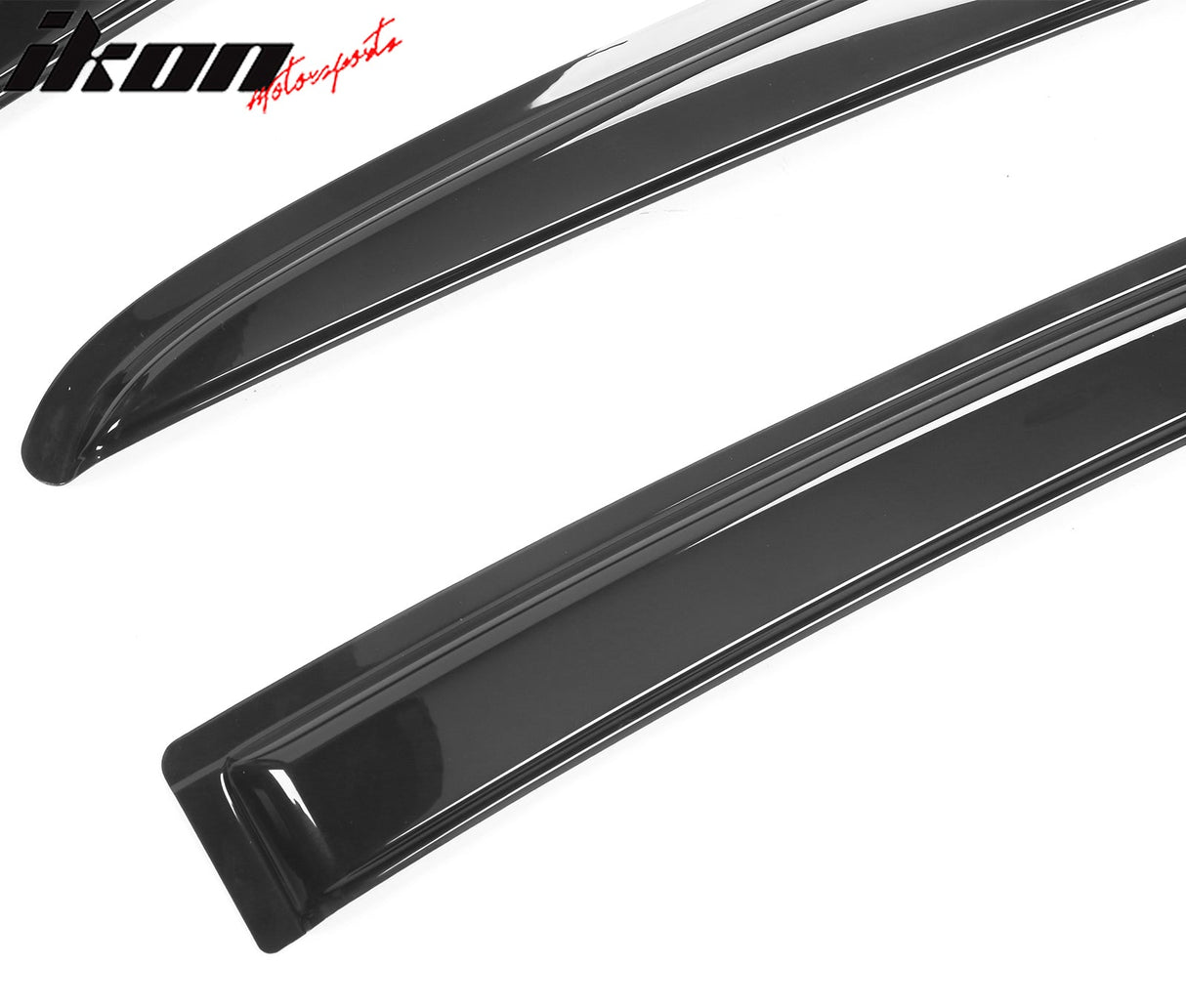 2011-2024 Dodge Charger Slim Smoke Tape On 4PCS Window Visors Acrylic