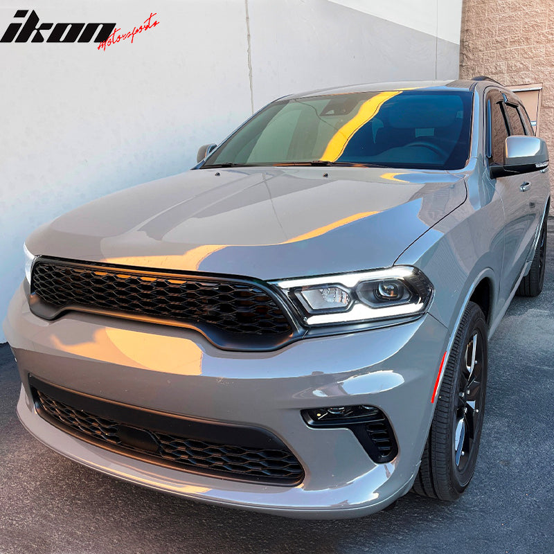 2011-2024 Dodge Durango Slim Style Smoke Tinted Window Visor Acrylic