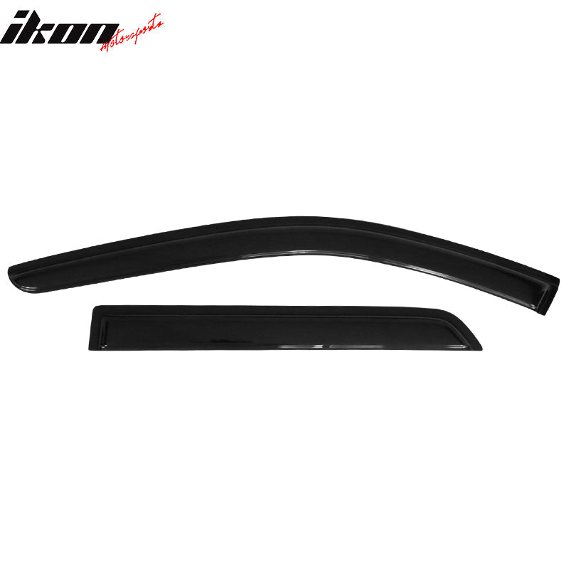 2011-2024 Dodge Durango Slim Style Smoke Tinted Window Visor Acrylic