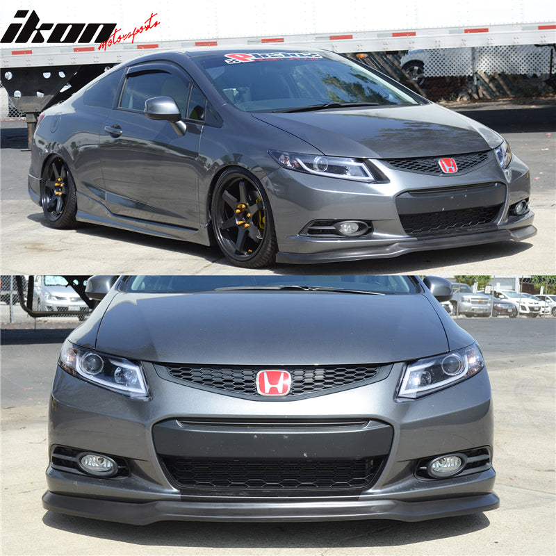 2012-2013 Honda Civic 2-Door Coupe Ikon Front Bumper Lip