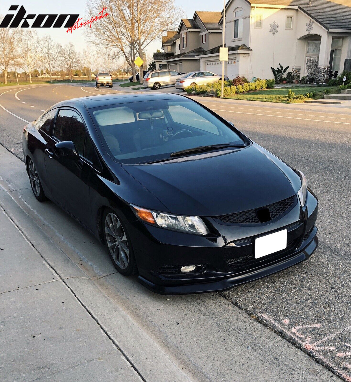 2012-2013 Honda Civic 2-Door Coupe Ikon Front Bumper Lip