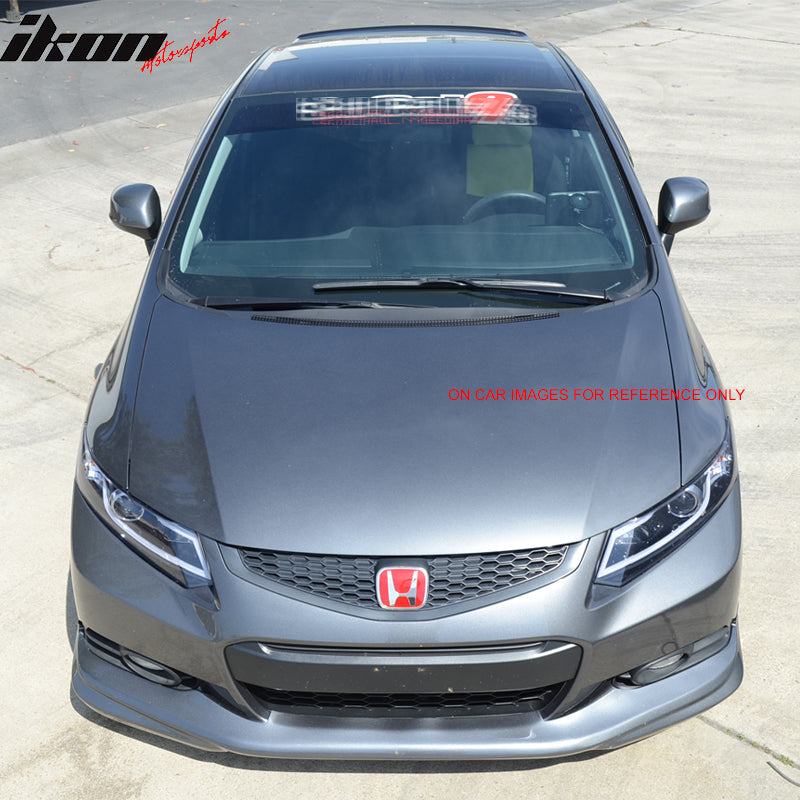 2012-2013 Honda Civic Coupe MD #NH731P Crystal Black Pearl Front Lip