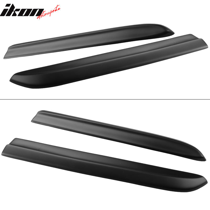 2012-2014 Dodge Charger SRT8 Matte Black Rear Bumper Lip Aprons PP