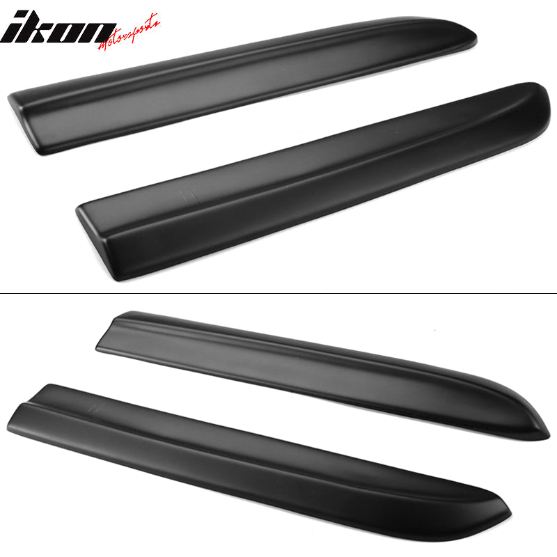2012-2014 Dodge Charger SRT8 Matte Black Rear Bumper Lip Aprons PP
