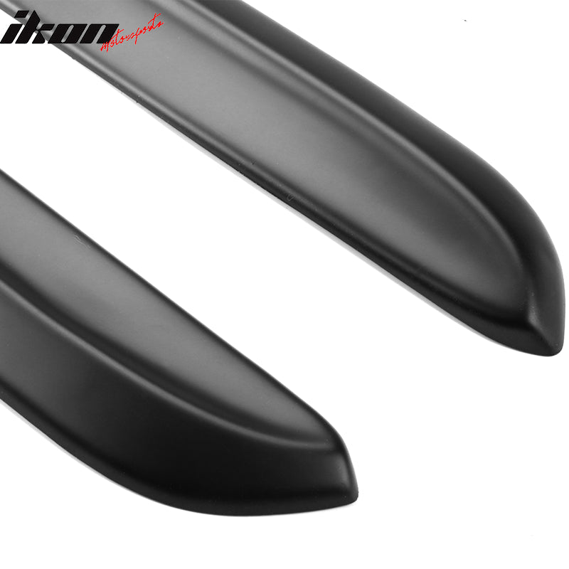 2012-2014 Dodge Charger SRT8 Matte Black Rear Bumper Lip Aprons PP