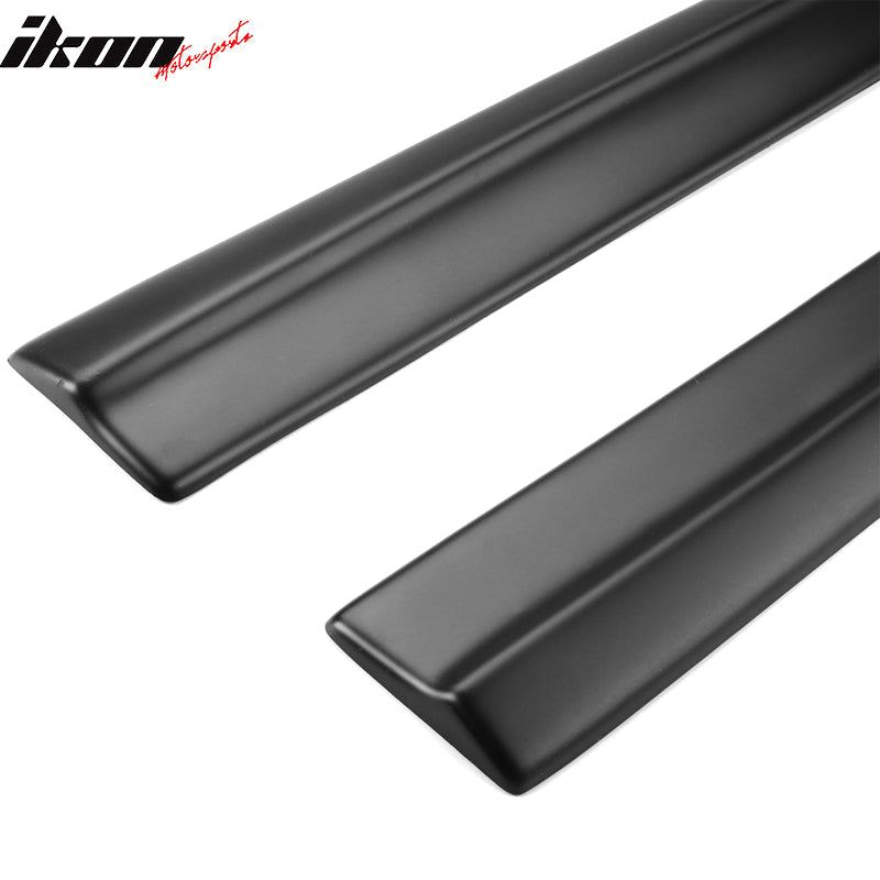 2012-2014 Dodge Charger SRT8 Matte Black Rear Bumper Lip Aprons PP