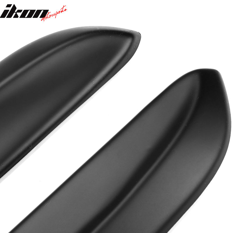 2012-2014 Dodge Charger SRT8 Matte Black Rear Bumper Lip Aprons PP