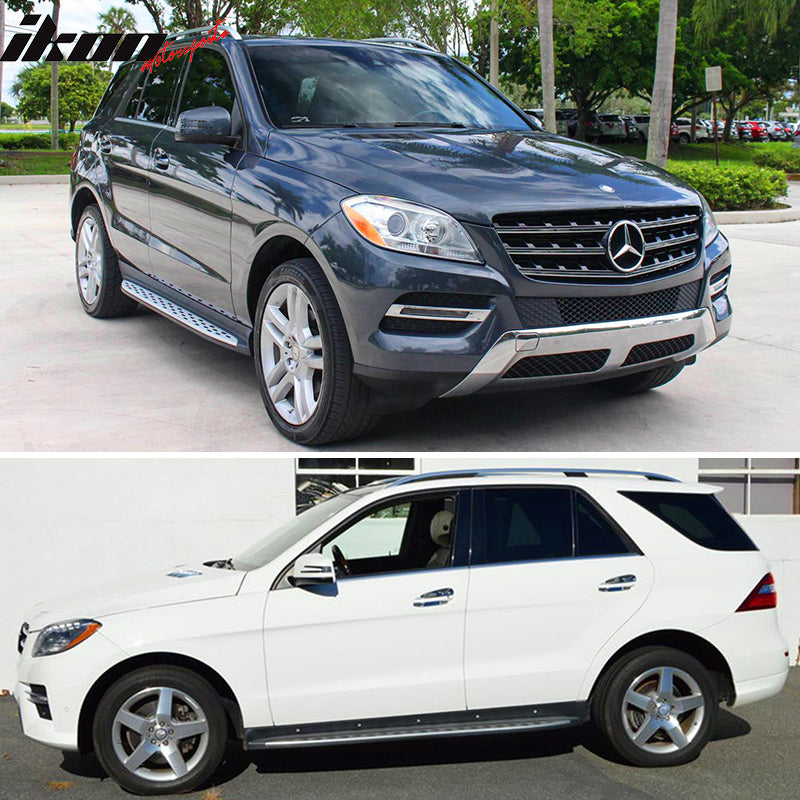 2012-2015 Benz W166 ML-Class 2016-2019 GLE-Class OE 2PC Running Boards