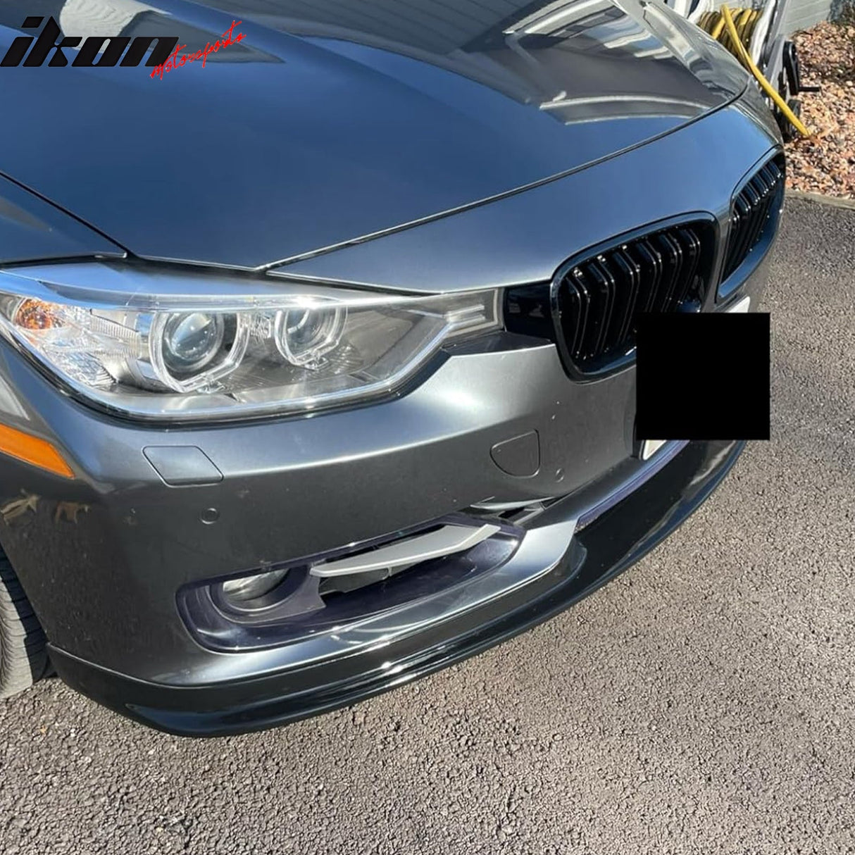 2012-2015 BMW F30 3-Series Sedan H Style Unpainted PU Front Bumper Lip