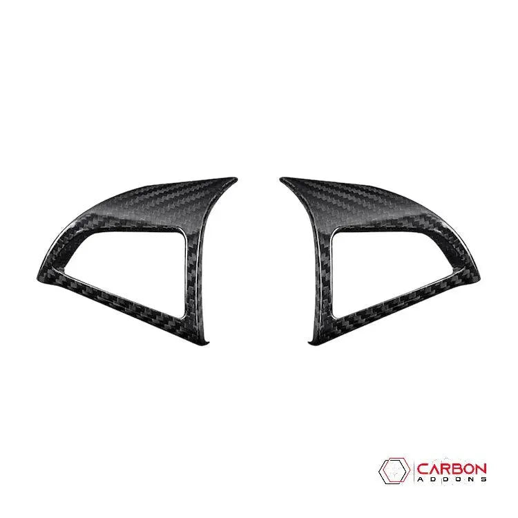2012-2015 Chevy Camaro Carbon Fiber Steering Wheel Trim Cover