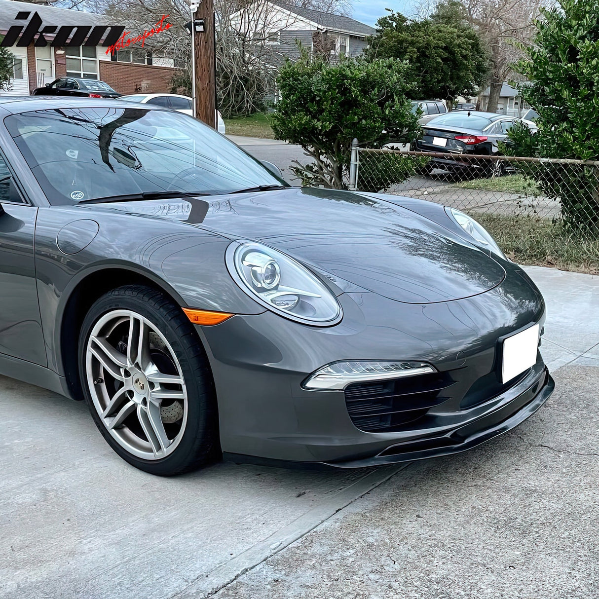 2012-2016 Porsche 911 991 Carrera Front Lip Splitter Air Dam S1 Style