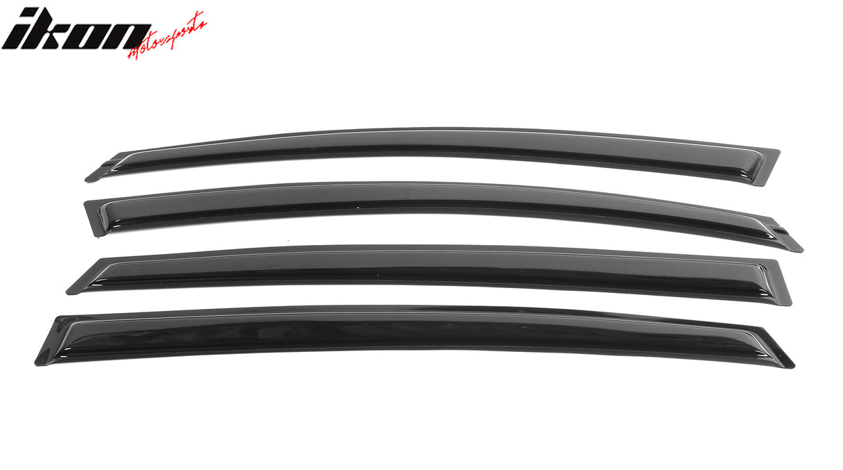 2012-2016 Subaru Impreza 13-17 XV Crosstrek Window Visors Acrylic