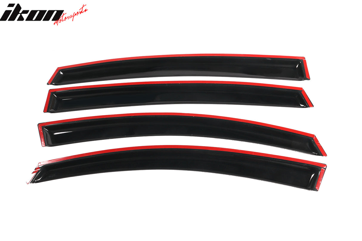 2012-2016 Subaru Impreza 13-17 XV Crosstrek Window Visors Acrylic