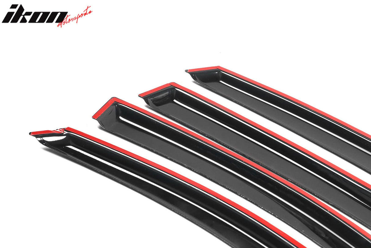 2012-2016 Subaru Impreza 13-17 XV Crosstrek Window Visors Acrylic
