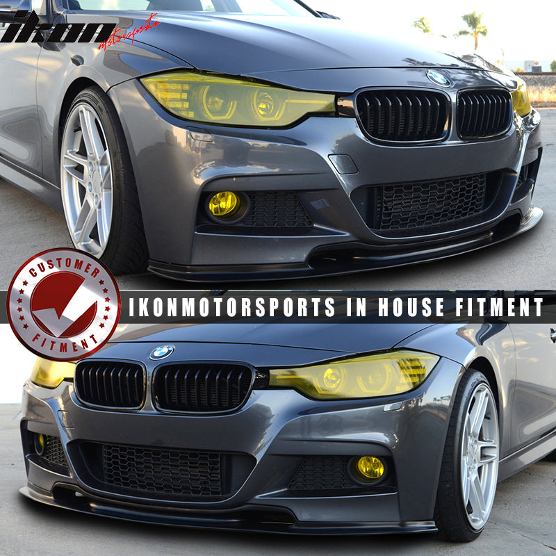 2012-2018 BMW F30 3 Series M Sport VR Style Unpainted Front Bumper Lip