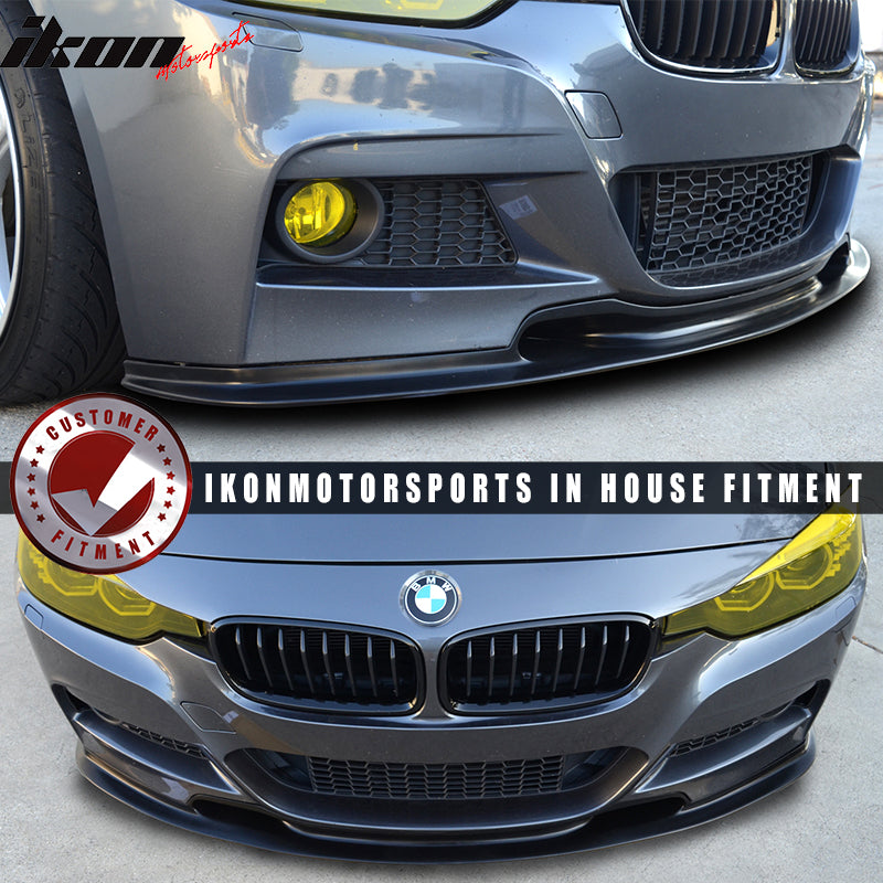 2012-2018 BMW F30 3 Series M Sport VR Style Unpainted Front Bumper Lip