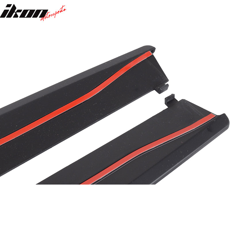 2012-2018 BMW F30 3-Series M-T M-Sport Black Side Skirts Splitter PP