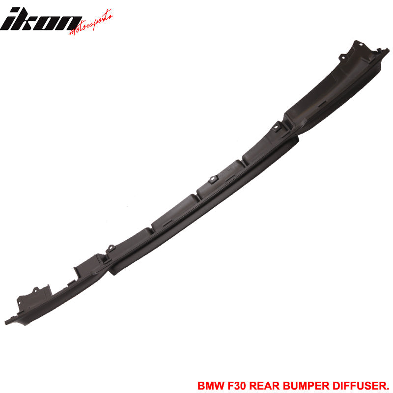 2012-2018 BMW F30 MP Rear Lip Diffuser with Single Outlet PP