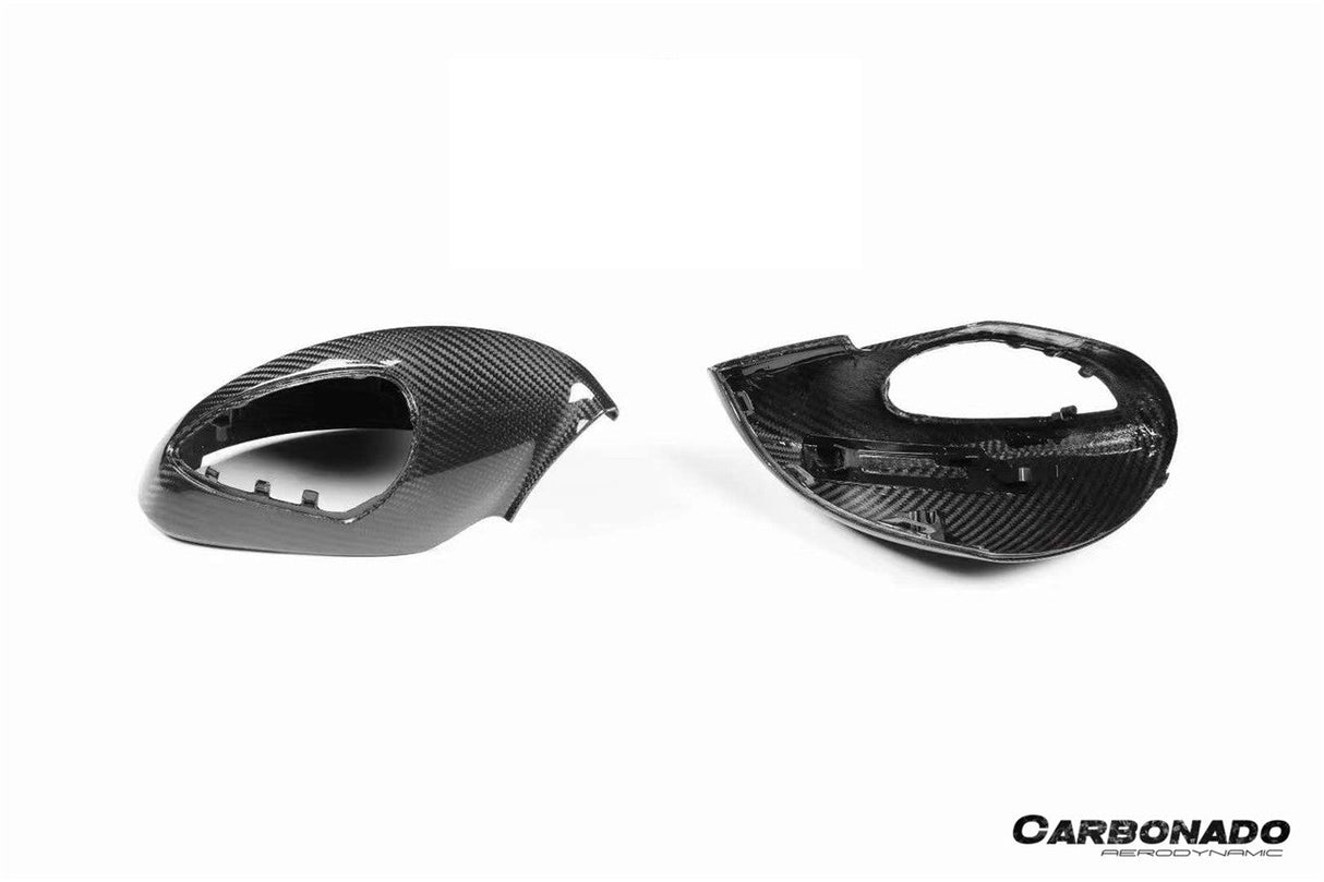 2012-2019 Porsche 911 991.1 991.2 Carrera 981 Cayman Boxster OEM Style Dry Carbon Fiber Mirror Housing Replacement | Fits GT3RS, GT3, GT2RS, Turbo S, GTS, Carrera 4 Cabriolet GTS, Carrera Cabriolet GTS, Targa 4 GTS, Targa 4S, Carrera 4S And 981GT4 LHD