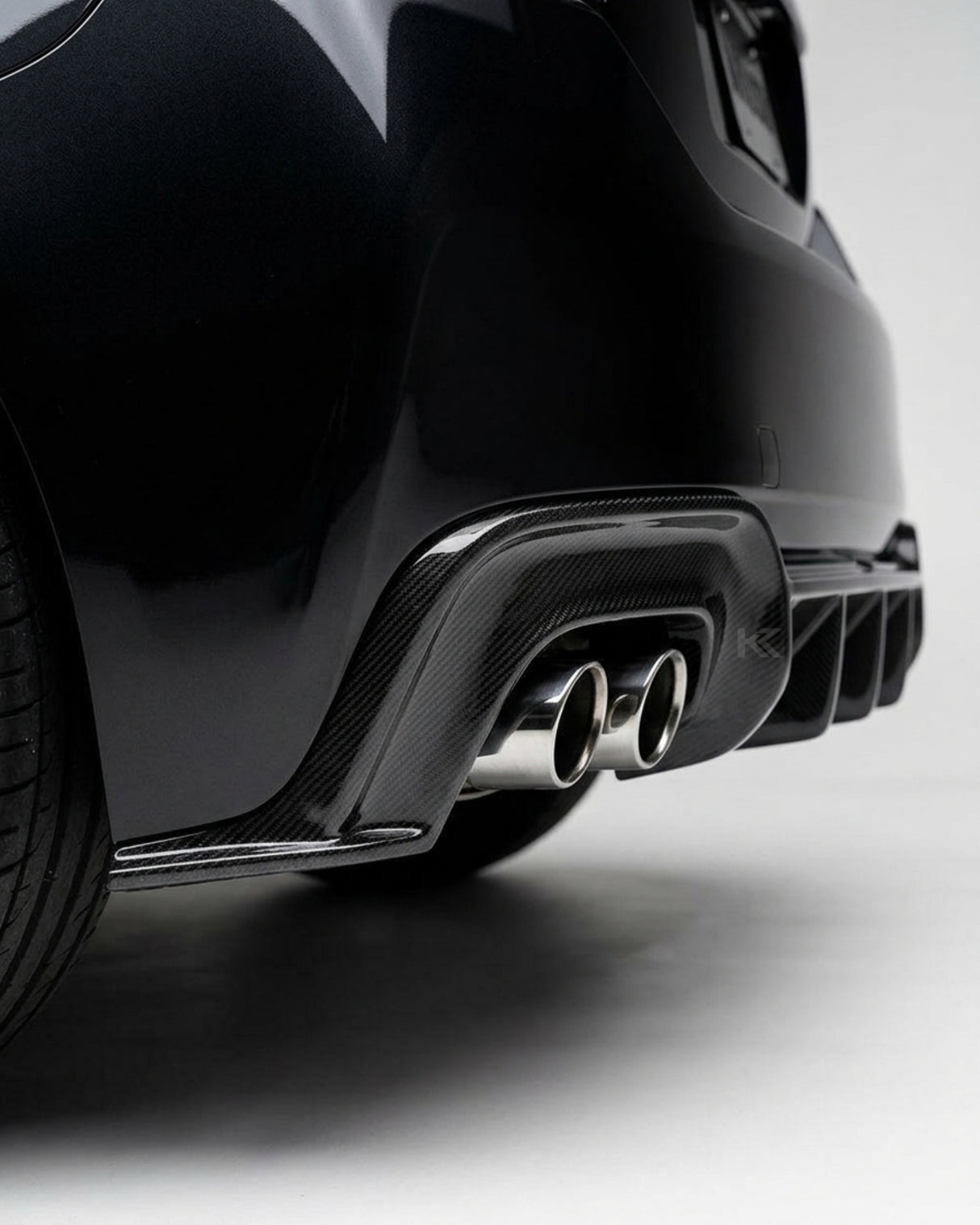2020–2021 Audi A5 S-Line / S5 B9 Sportback Rear Bumper Diffuser Lip – Carbon Fiber