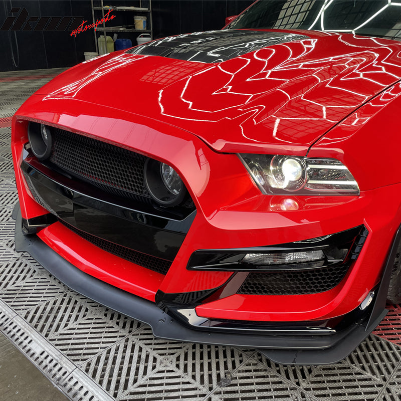 2013-2014 Ford Mustang Base & GT GT500 Style Front Bumper Cover PP