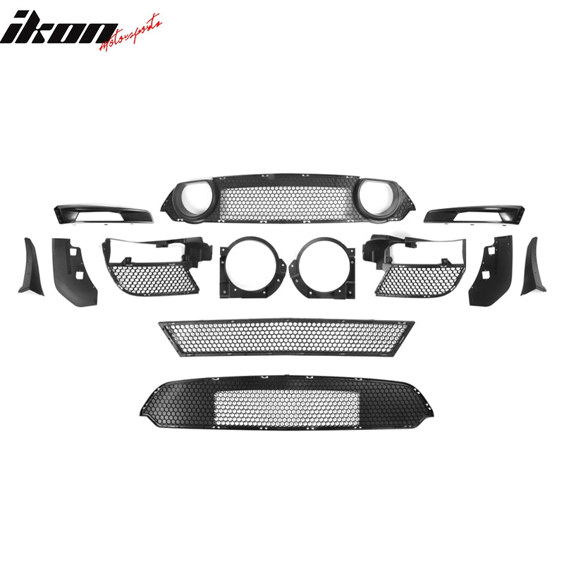 2013-2014 Ford Mustang Base & GT GT500 Style Front Bumper Cover PP