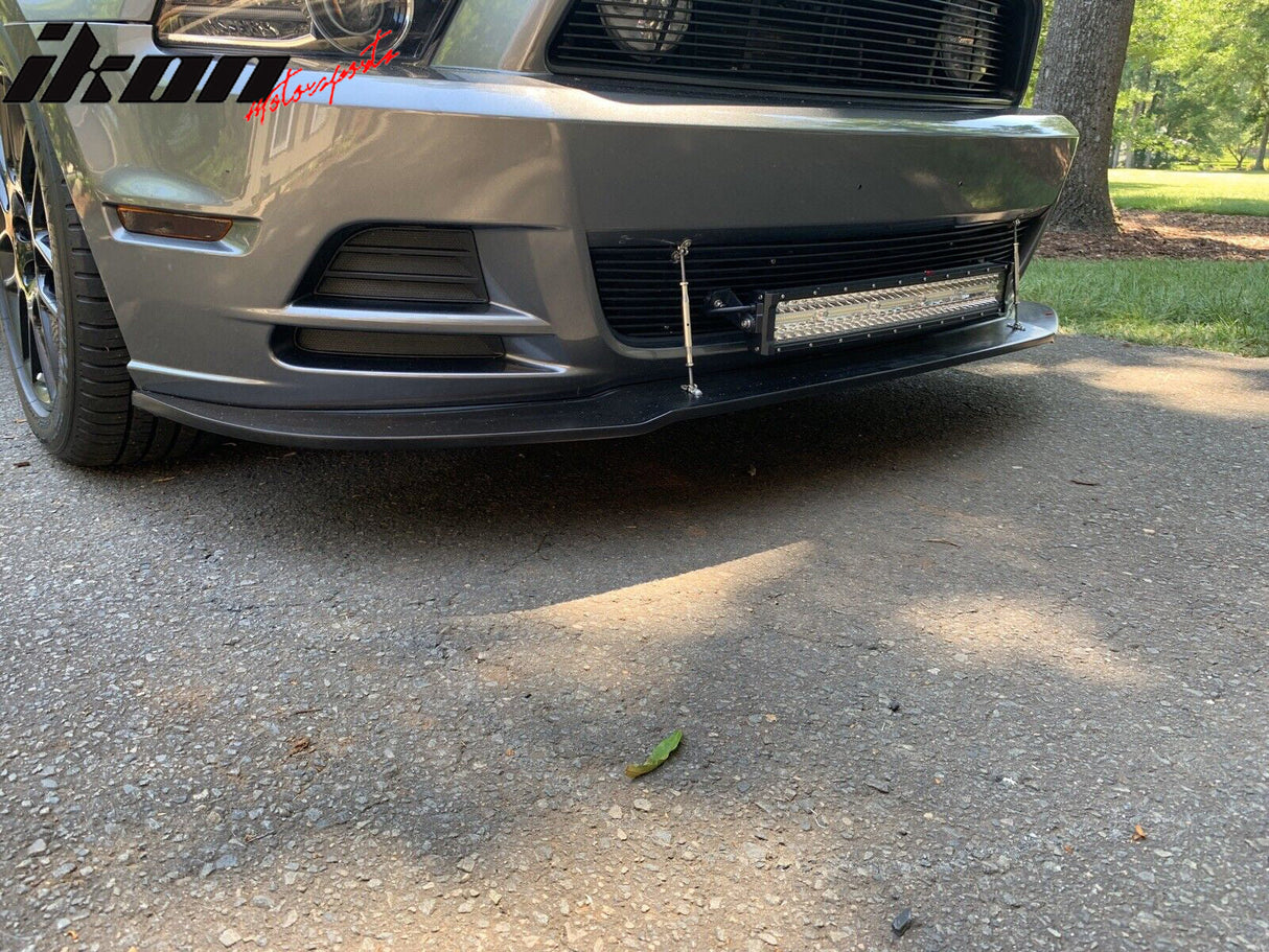 2013-2014 Ford Mustang GT Style Unpainted Front Bumper Lip Spoiler PU