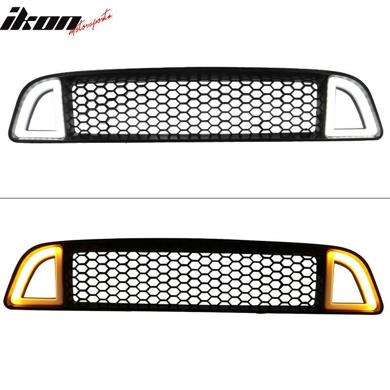 2013-2014 Ford Mustang Non-Shelby LED Light Unpainted Front Grille