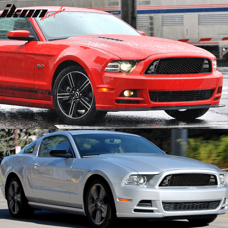 2013-2014 Ford Mustang Shelby GT500 Style Unpainted Front Grille ABS