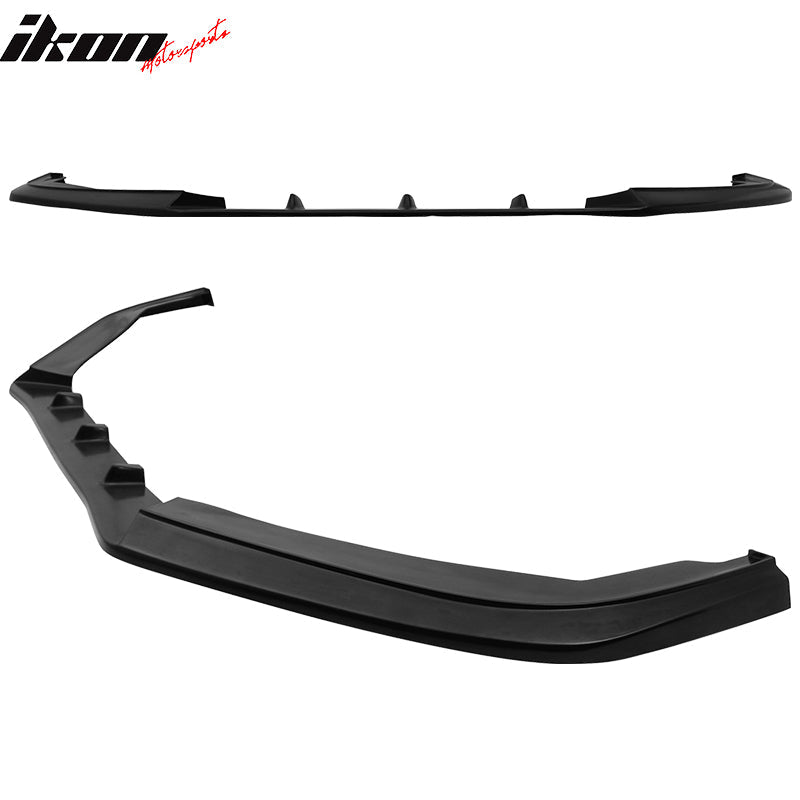 2013-2015 Honda Civic EK Sedan 4Dr IKON V3 Style Front Bumper Lip PU